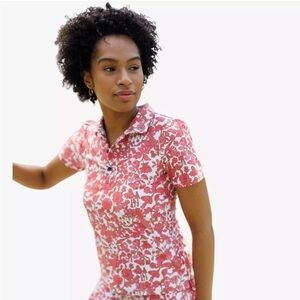 Smith & Quinn Pink Floral Golf Shirt